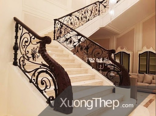 Cầu thang sắt nghệ thuật