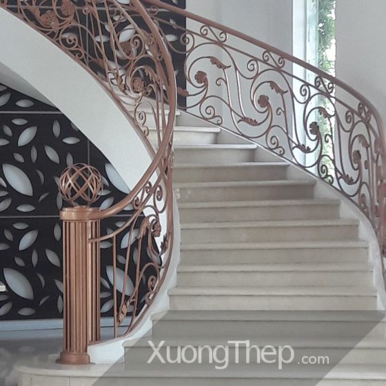 Cầu thang sắt nghệ thuật