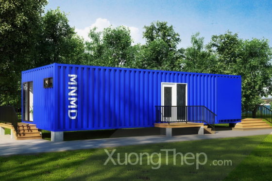 Văn phòng container lắp ghép vật liệu nhẹ