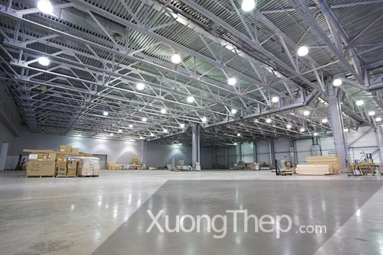 Đèn led cao áp được lựa chọn trong thiết kế chiếu sáng nhà xưởng